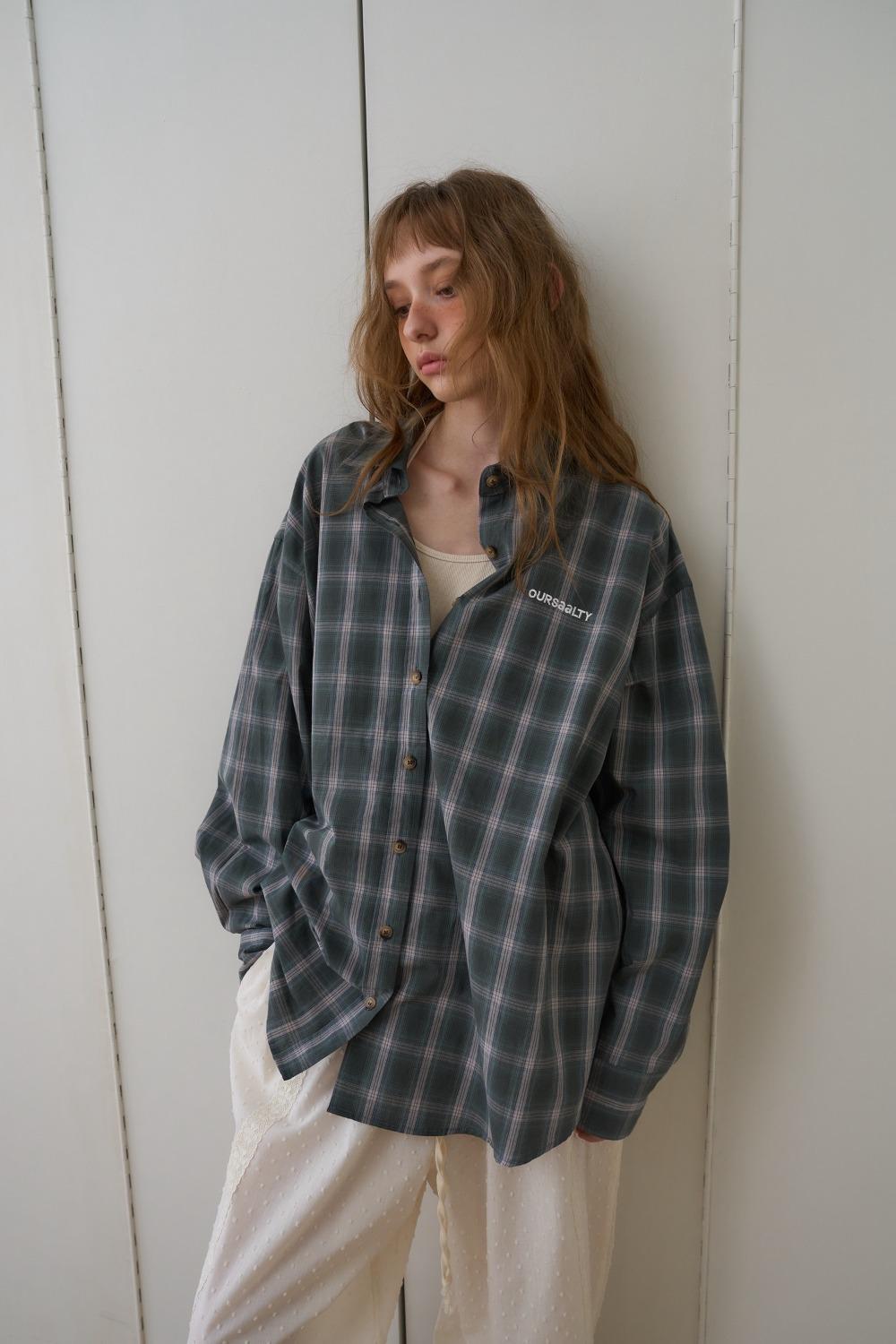 [3차 10/22 예약배송] Grand-pa Check Shirt / Green