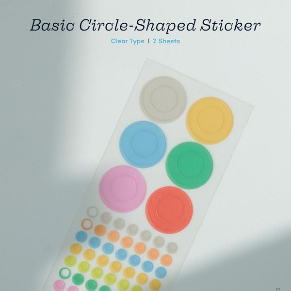 Basic Circle-Shaped Sticker