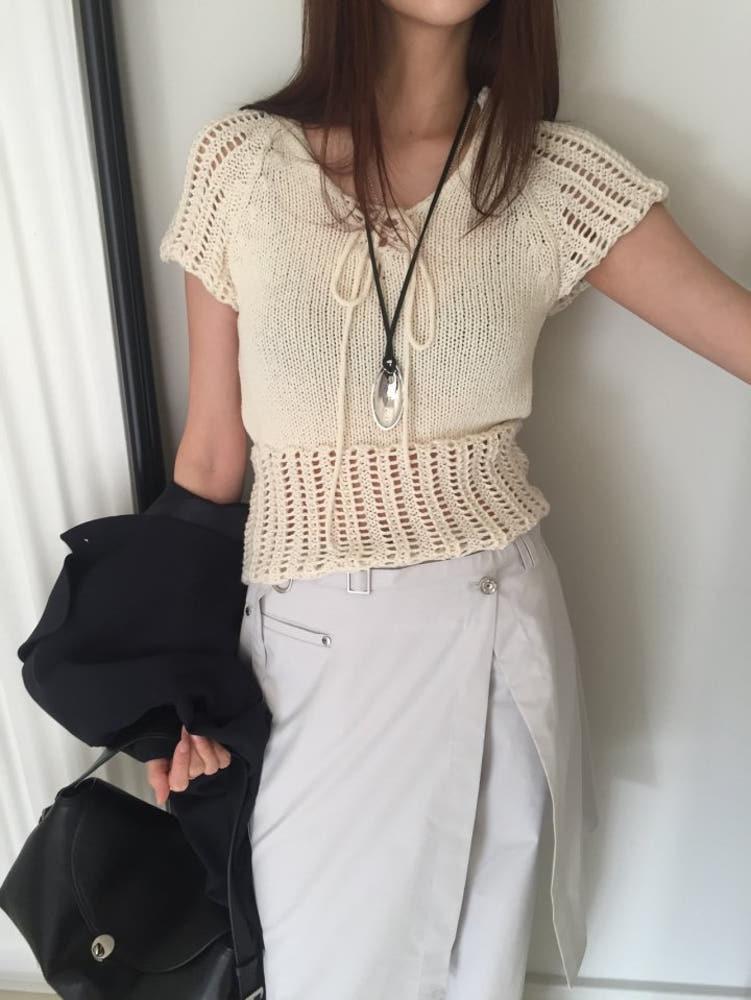 BREATHE 브리드 25SS 클로이 아일렛 니트 