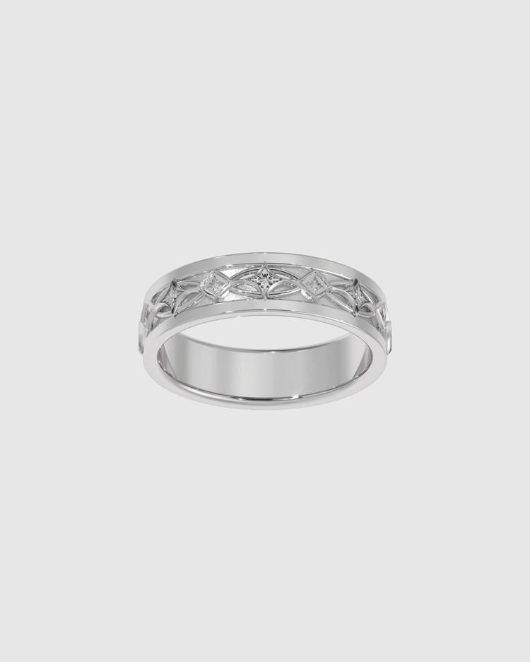 Flower dia couple ring_ 플라워 다이아 커플링(남성용)