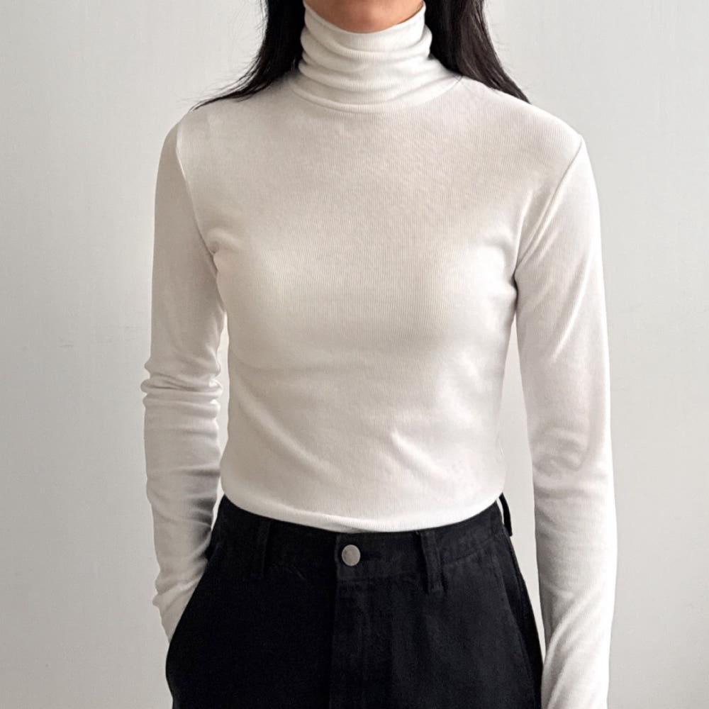 무지 기모 잔골지 목폴라 (6color)