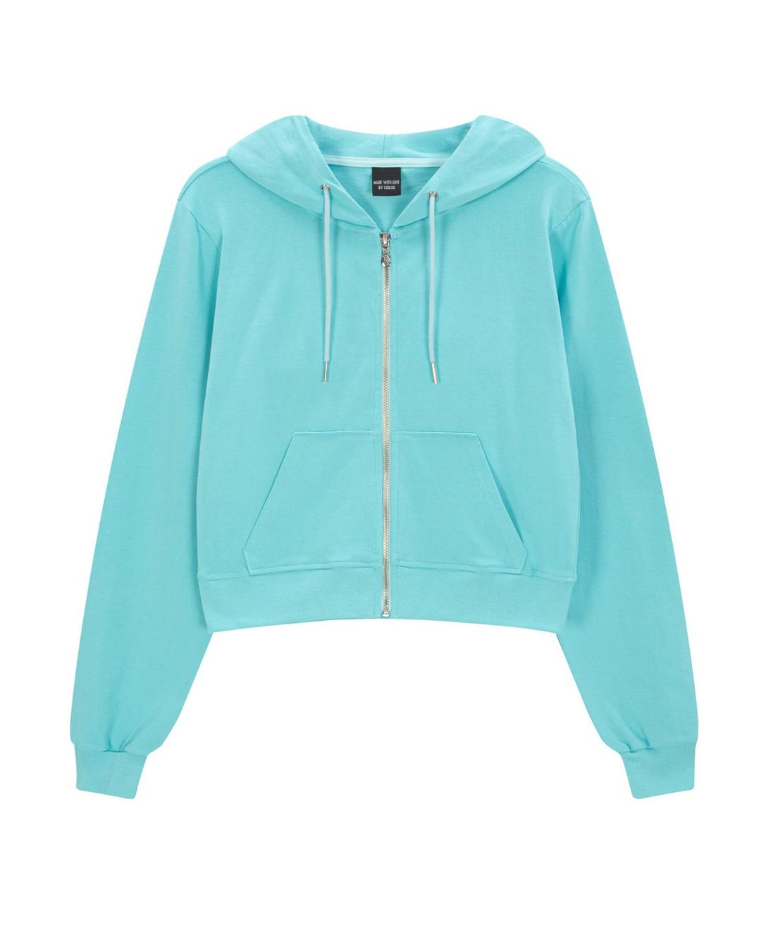 CS SS BASIC HOODIE ZIP -021(MINT)