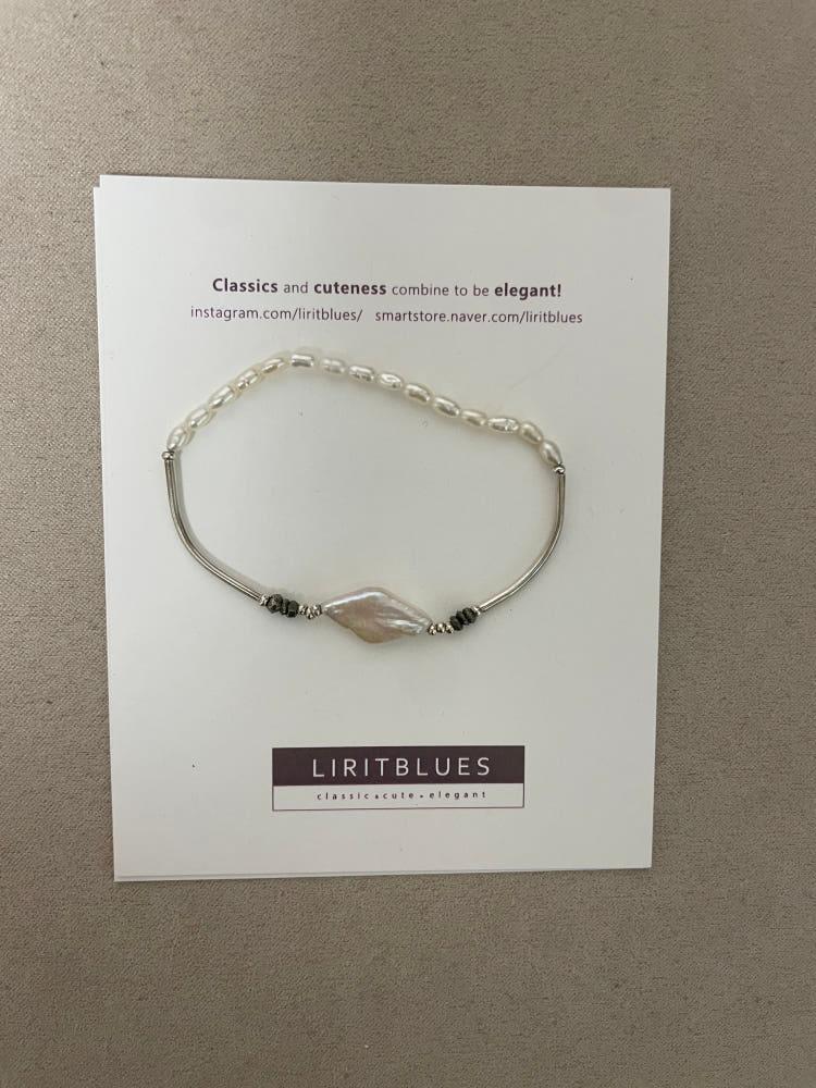 바로크 진주 심플 진주 팔찌