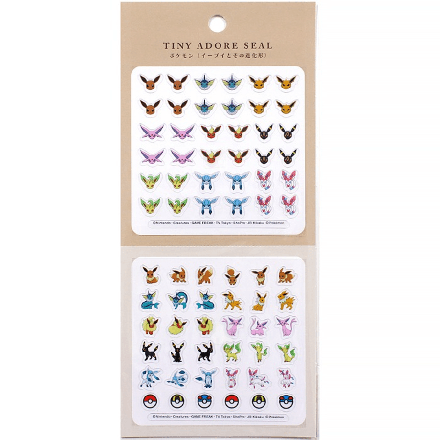 [씰] 포켓몬스터 타이니 어도어 스티커 / 브라운