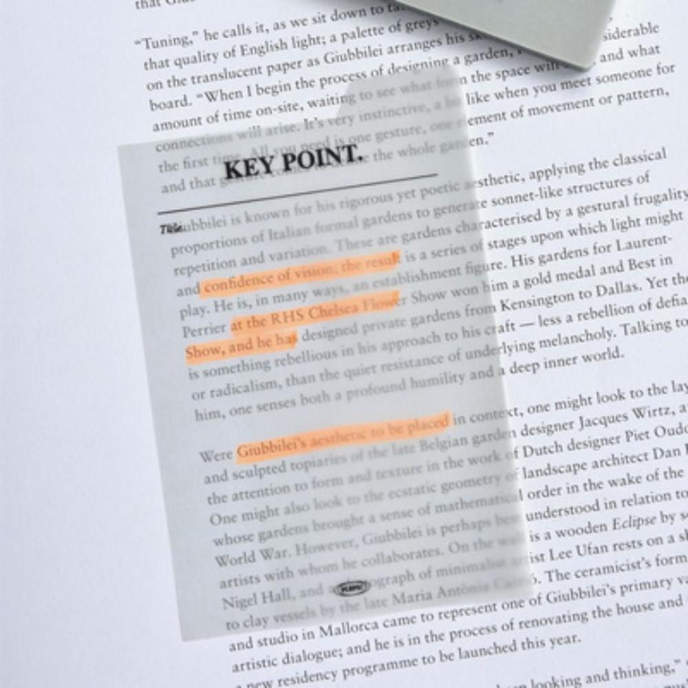 모이스트 인덱스잇 L 반투명 점착 스티키 메모지