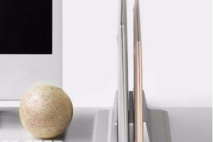 노트북 거치대 휴대용 맥북 수직 받침대_2colors