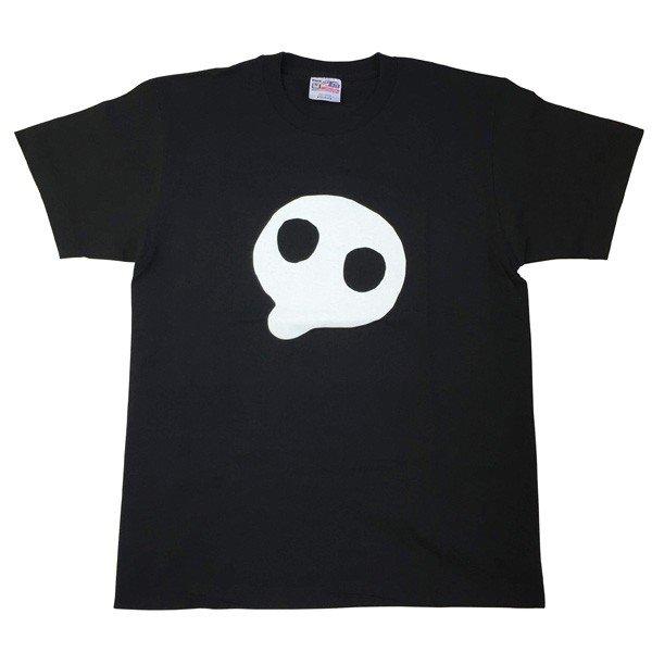 EVANGELION STORE オフィシャル ゆるしとTシャツ（かお）/ブラック