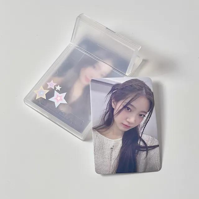 [오늘출발🚚] 반투명 포카케이스 포토카드 슬리브 보관함 포카홀더 담배케이스 얇은케이스 휴대용 플라스틱케이스