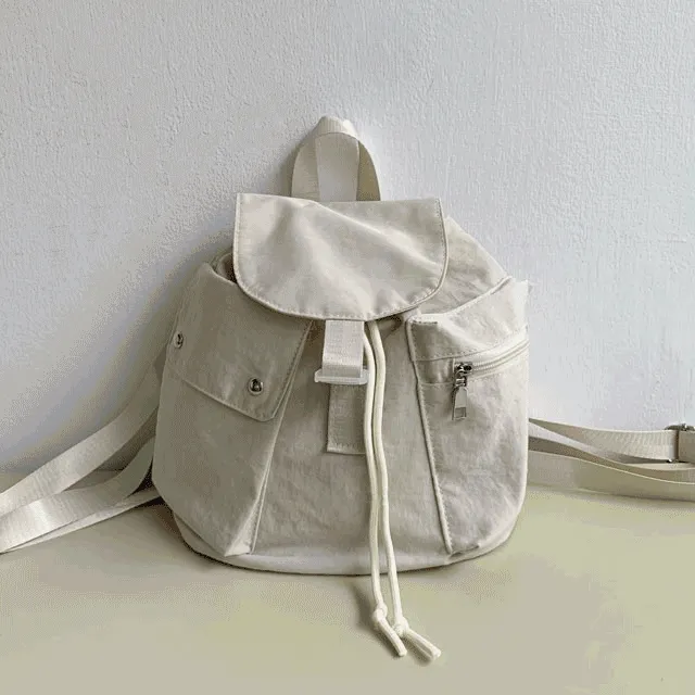 💖4color/바스락가방💖 나일론 미니 복조리 버클 백팩