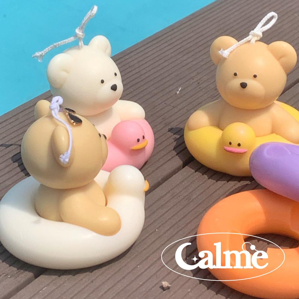 튜브곰돌이캔들 어푸베어 어푸 곰돌이 곰돌이캔들 귀여운캔들 향초 집들이선물 자취선물 홈데코 인테리어