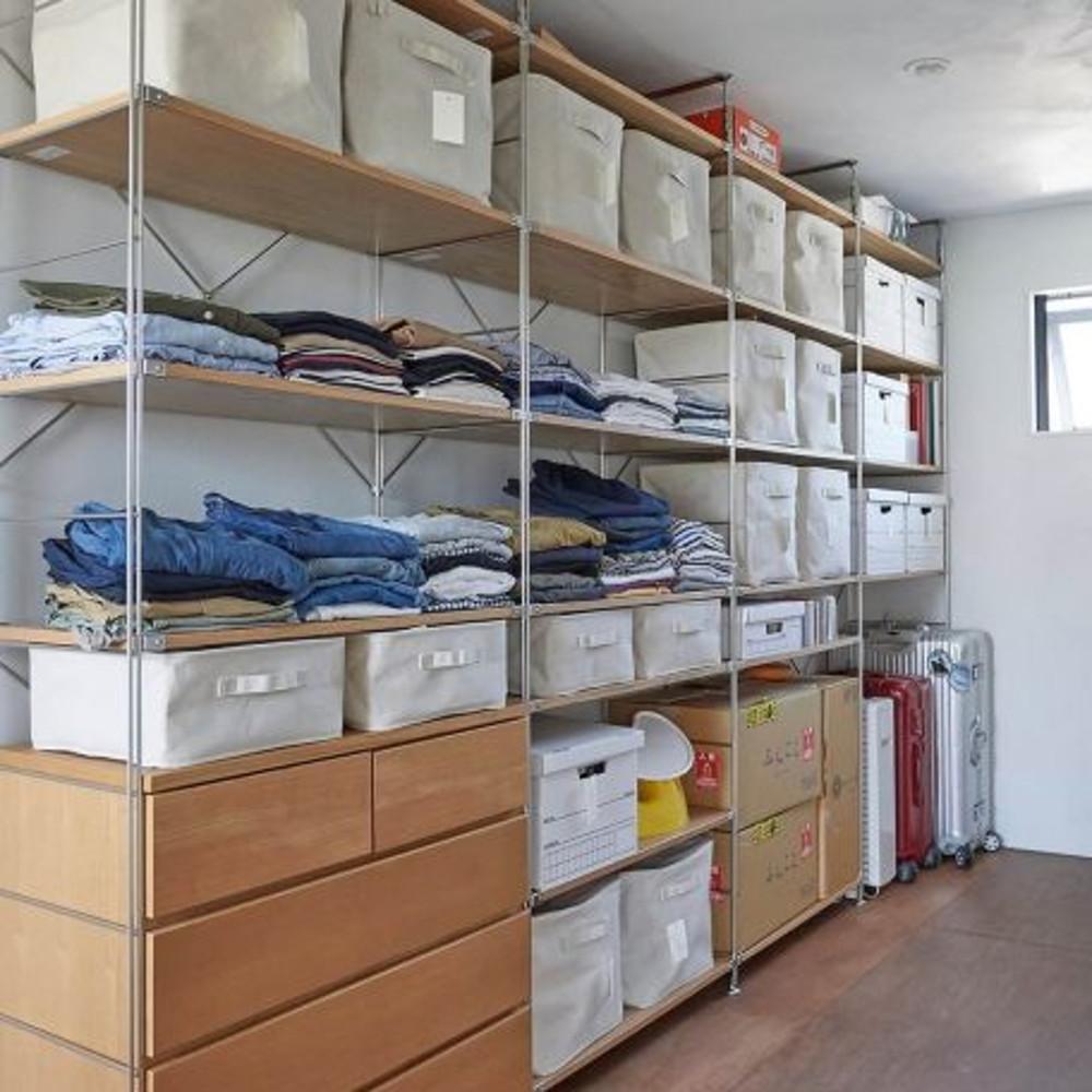 [MUJI] SUS 떡갈나무 스테인리스 유닛 선반 세트 와이드 L