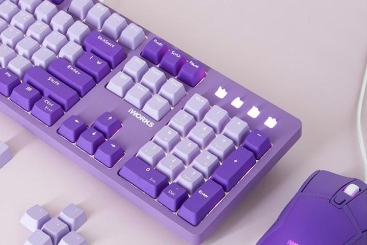 유선 키보드 세트 아이웍스 에디션 적축 + 키스킨 증정