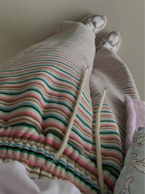 바이주베리  레인보우 조거 팬츠 (기모) - 2col