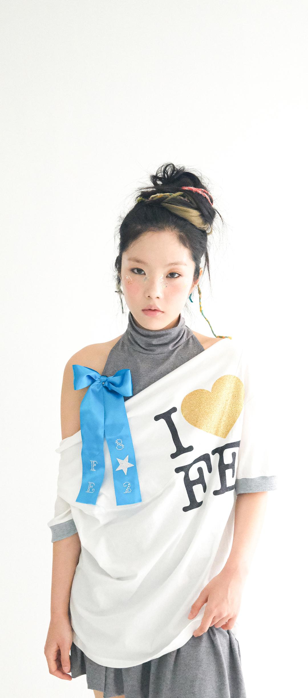 4차★[fa.er.ie] cowl neck button t-shirt (ivory)