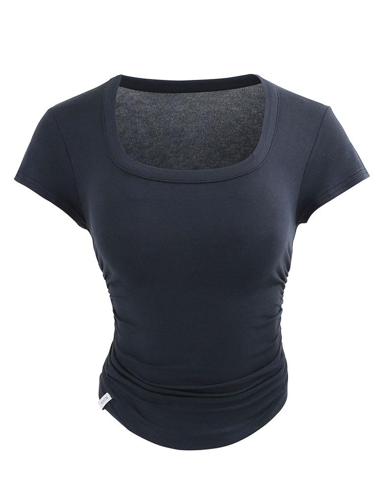 IN LOVE SHIRRING TEE