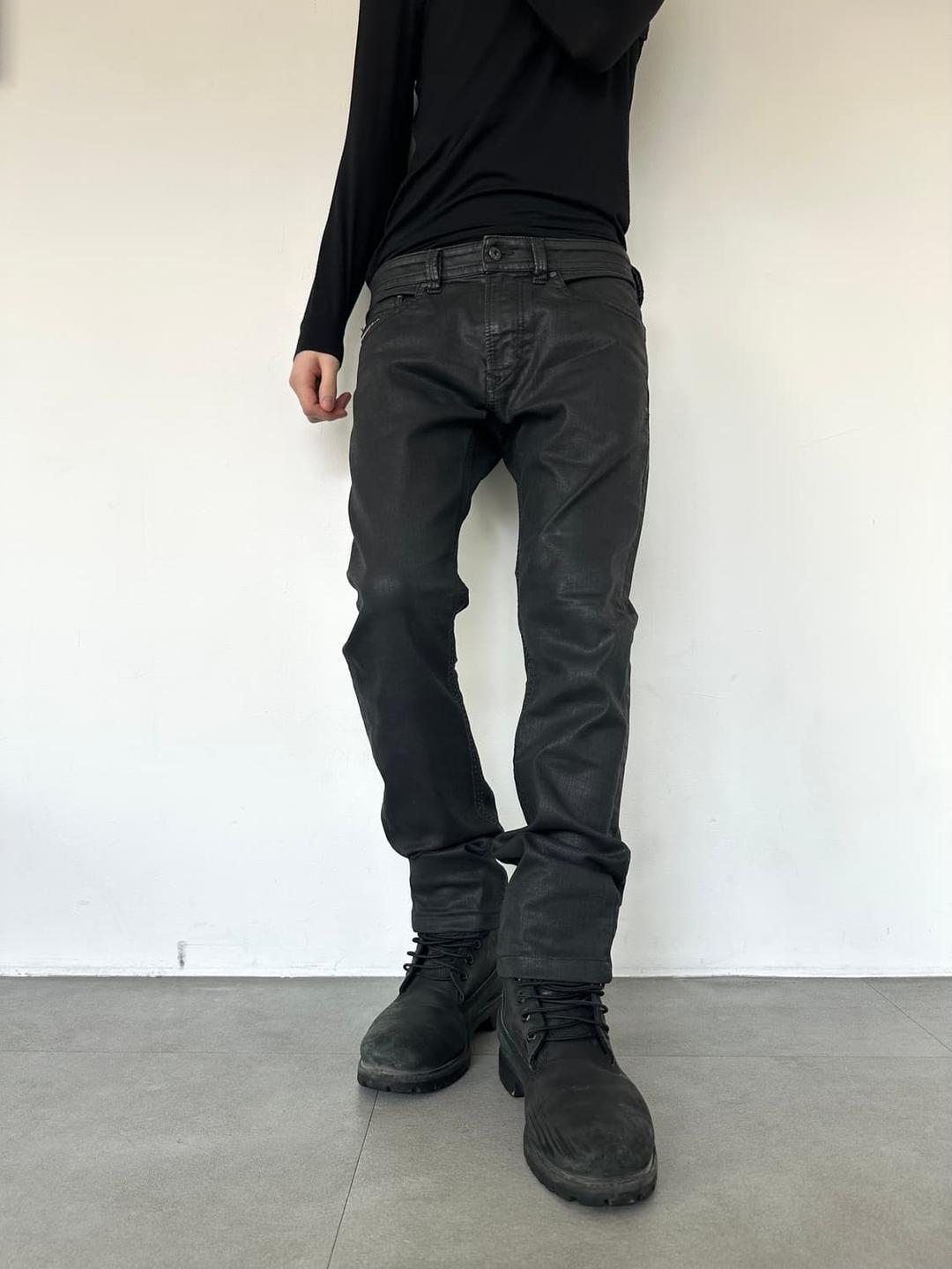 디젤 블랙 슬림핏 왁스코팅진 | 후루츠패밀리