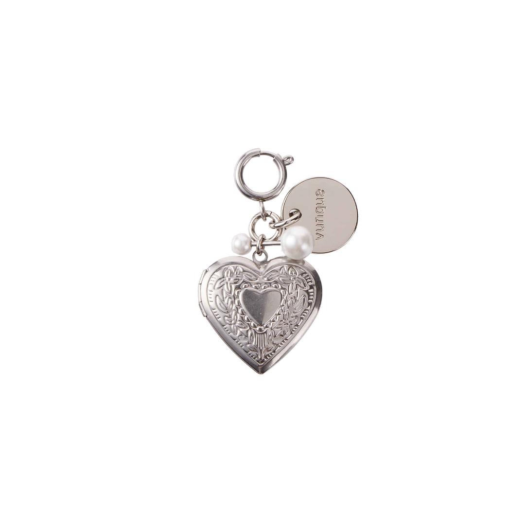 Heart Memory Charm Piccolo (하트 메모리 참 피콜로) Silver