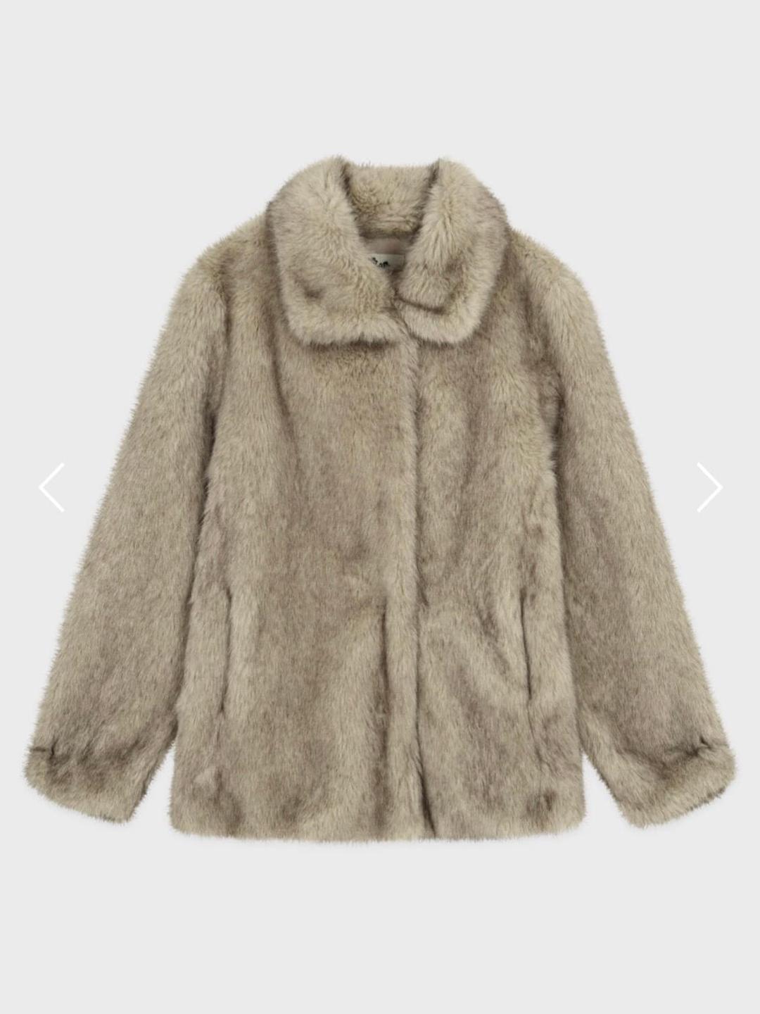 시눈 헤비 믹스 퍼자켓 애쉬브라운 | 후루츠패밀리