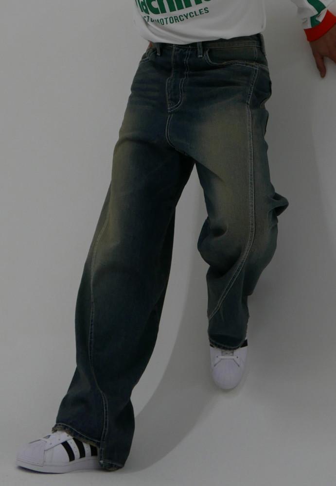 펄스 와이드 빈티지 데님팬츠