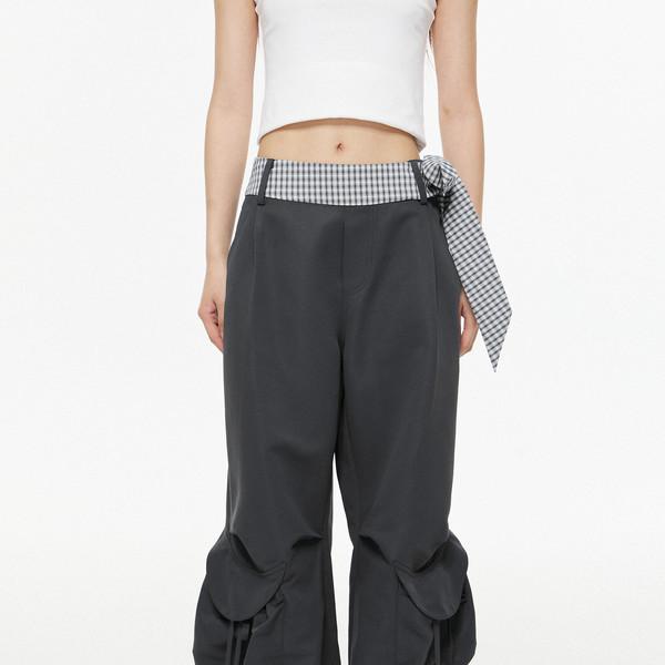 unique loose wide-leg pants