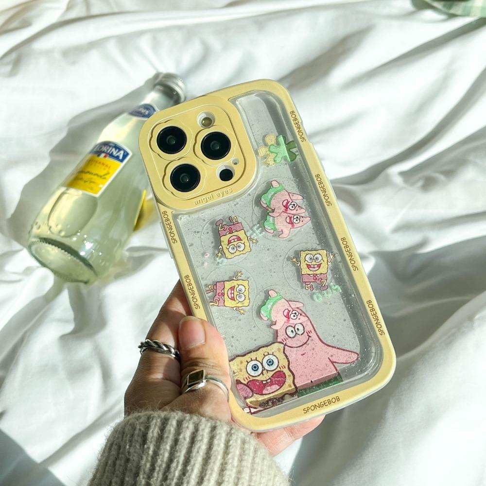 반짝이 스폰지밥 글리터 케이스