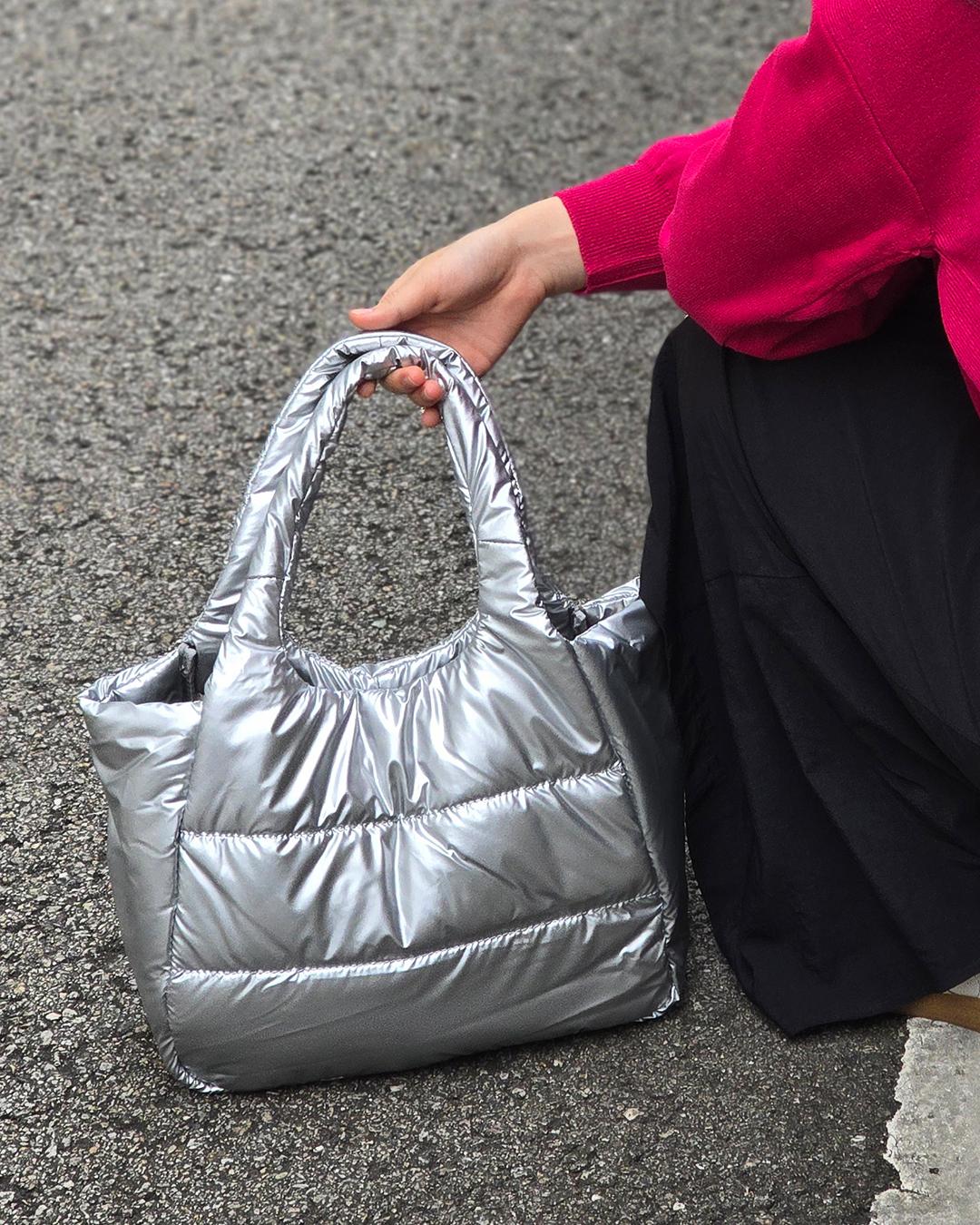 래디쉬 [시즌오프/크로스가능] 패디 백 (Silver)