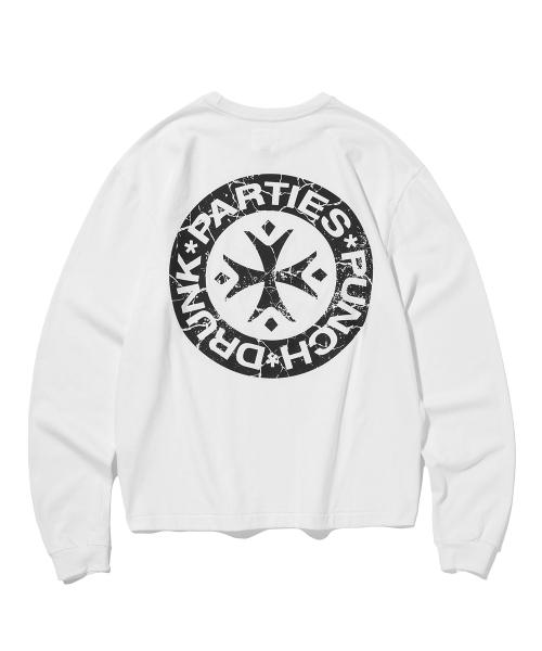 Hurt Logo Long Sleeve (WHITE)
