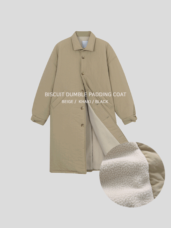 비스킷 데일리 패딩코트(3colors)