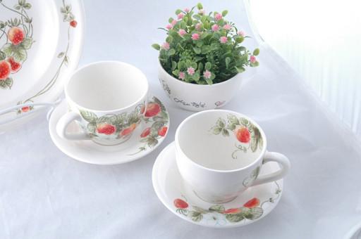 딸기 시리즈 커피잔 (1pc)