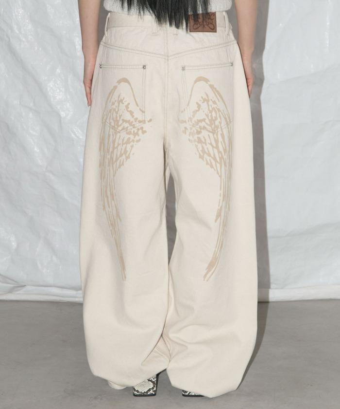 [3/25 예약배송] ANGEL VINTAGE WASHING PINTUCK PANTS (IVORY) F25QD891