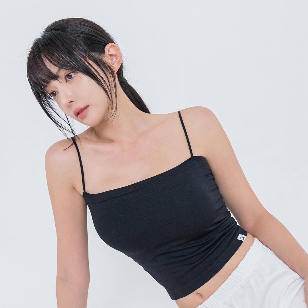 [풀샷몰드] 심플 튜브탑 캡나시 1+1