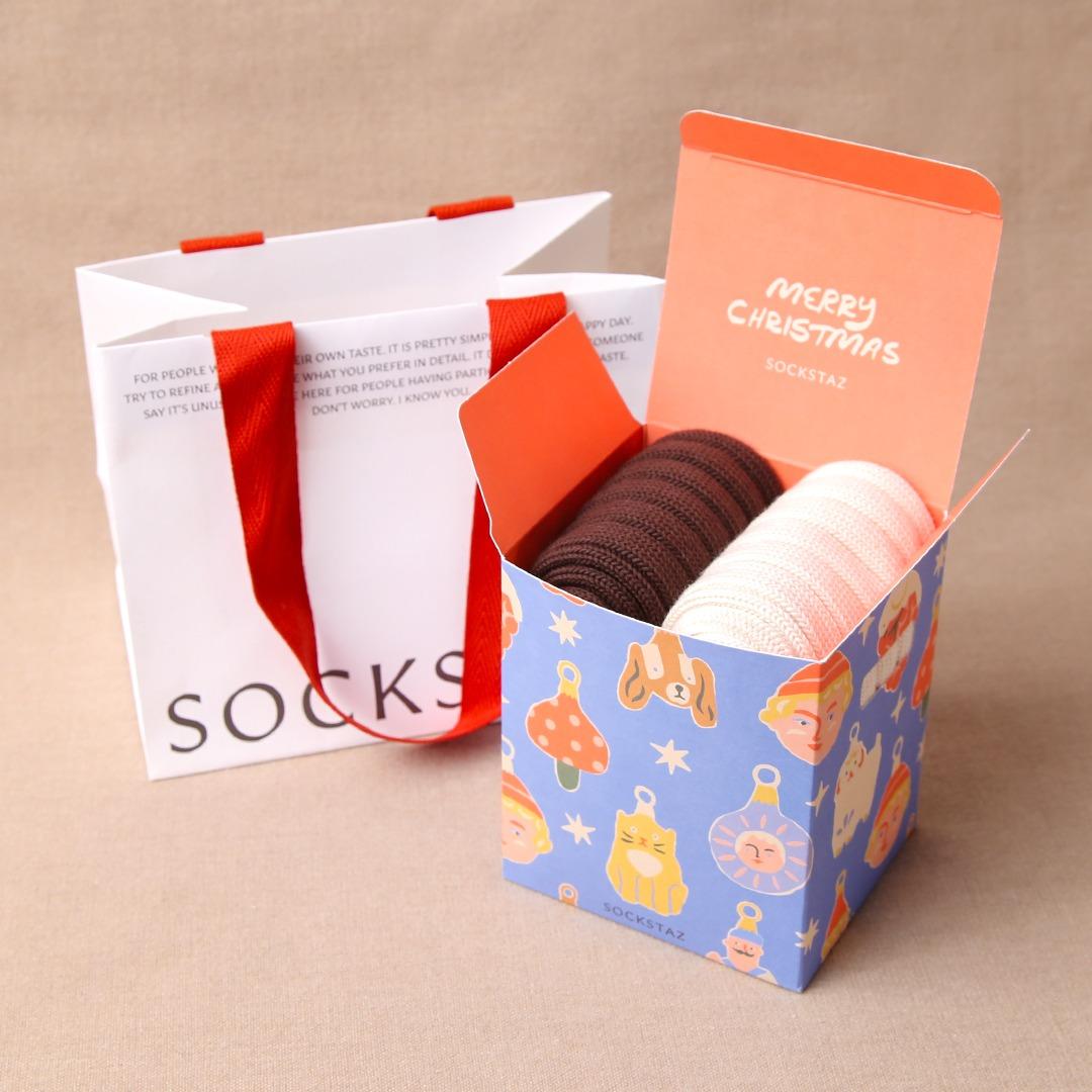 XMG2503 우먼 헤비코튼 빈티지립 2P 기프트세트