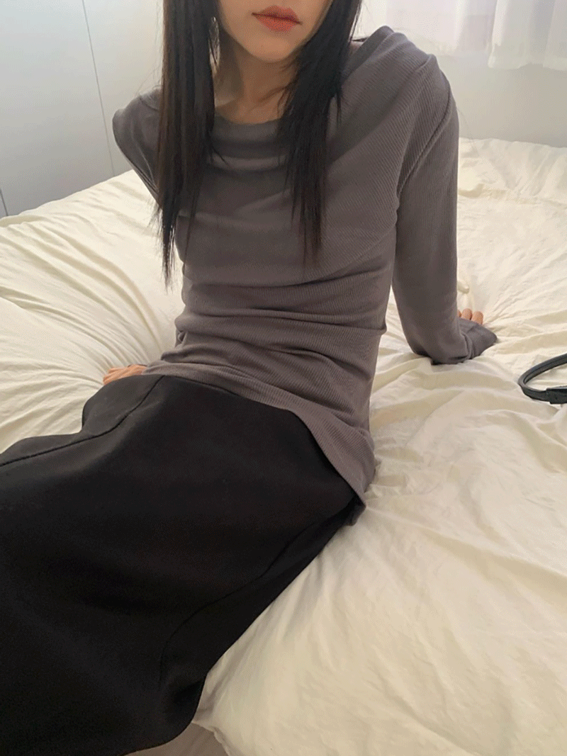 Jennie shirring tee (3 color)