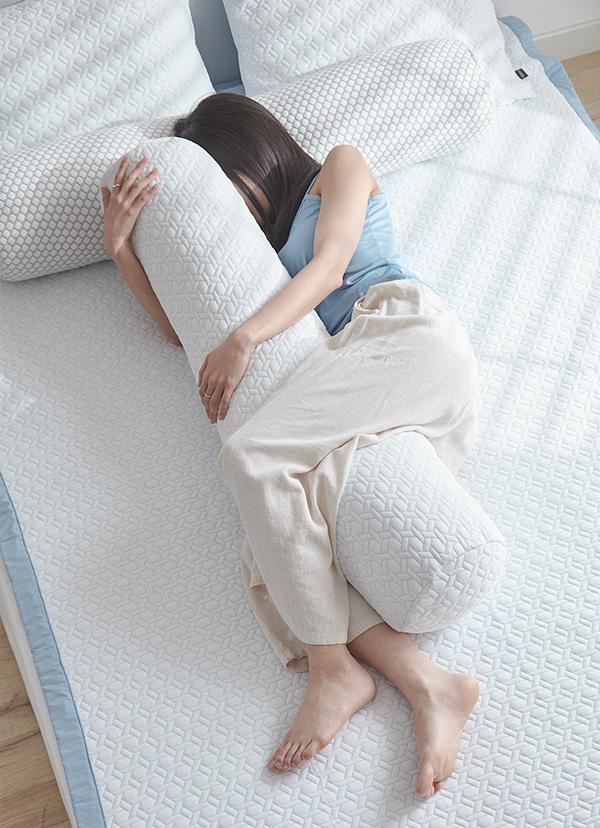 [오늘의특가]세상 쿨한 듀라론 삼중직 냉감 여름 바디필로우커버 2종(커버/솜포함)