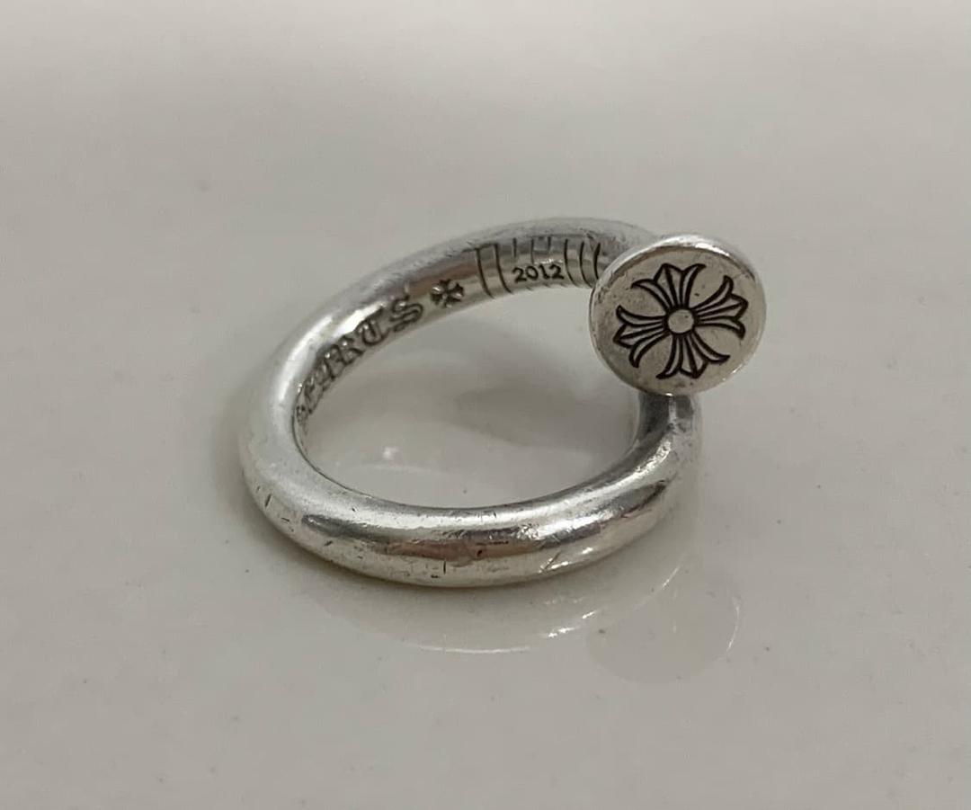 [US 4] 크롬하츠 플랫 네일링 못반지 | 후루츠패밀리