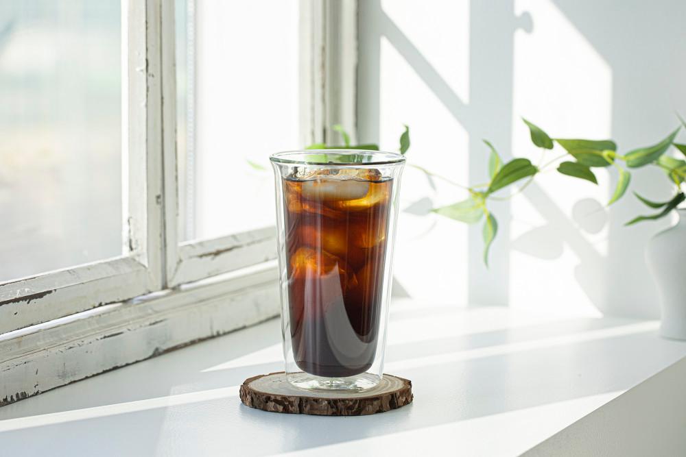 이중 내열 유리컵 킨토캐스트 더블월 340ml 아이스커피 맥주잔 티잔