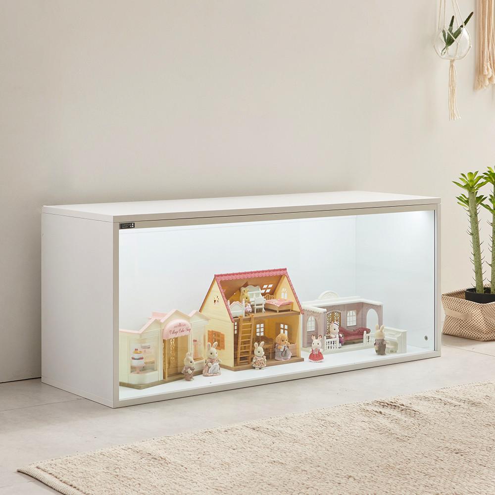 LED Box 41200 화이트 피규어장식장 레고케이스 건담진열장 프라모델전시 실바니안진열
