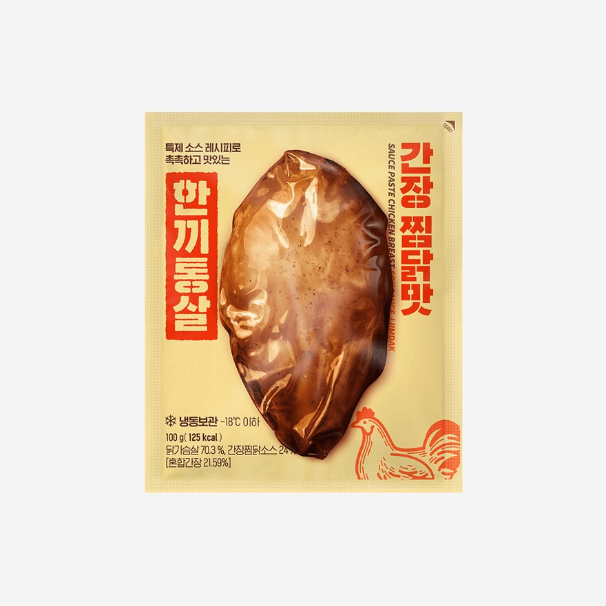 [맛별담기] 한끼통살 통 닭가슴살 간장찜닭맛 (1개입)