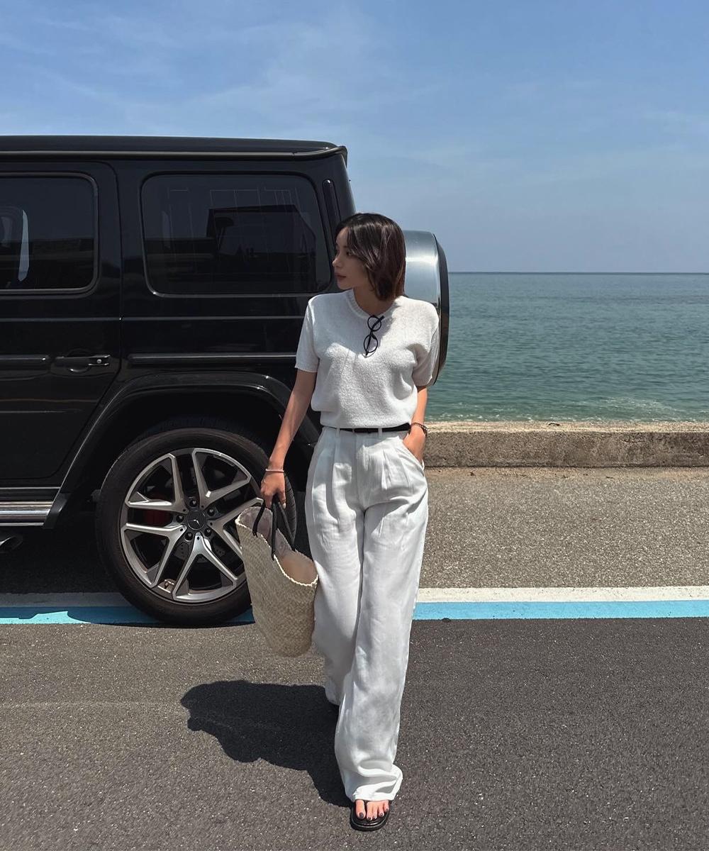 [숏/기본/롱] 셀린 쿨 핀턱 와이드 팬츠 / 2color