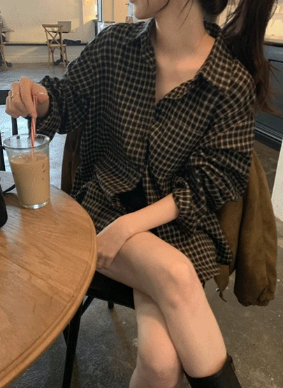 [단독진행] 기모 다이브 체크 셔츠 3color