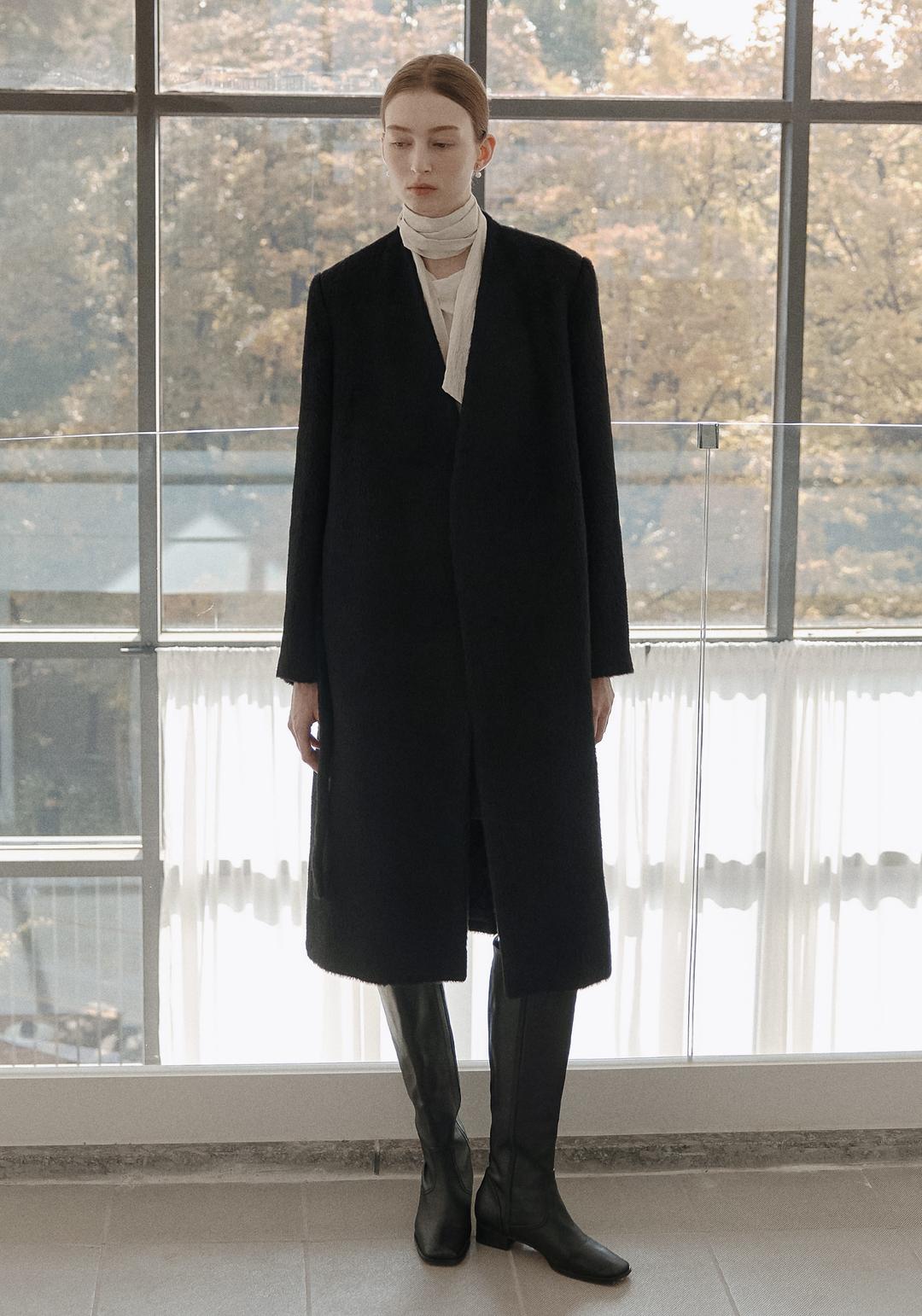 Nova Suri Alpaca100 Coat (Black)