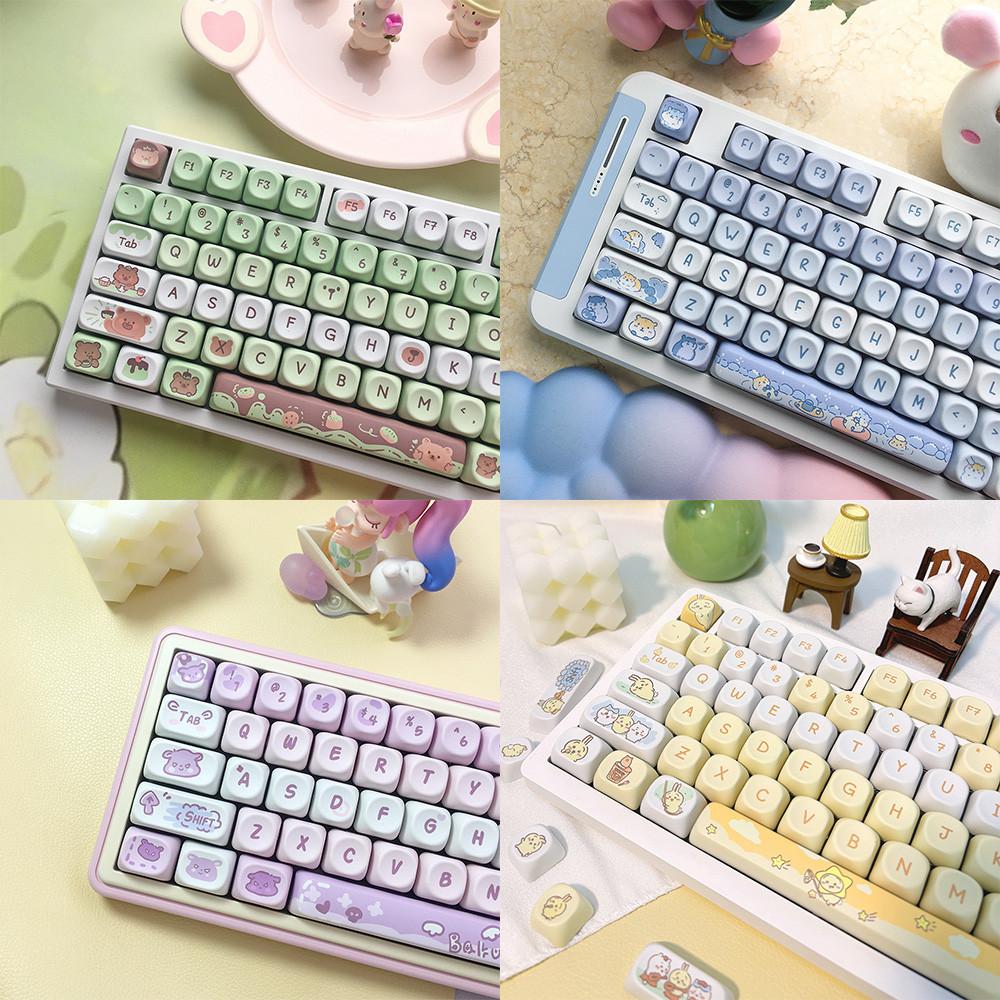 귀여운 동물 키캡 PBT 염료승화 MOA 프로파일 MOA키캡