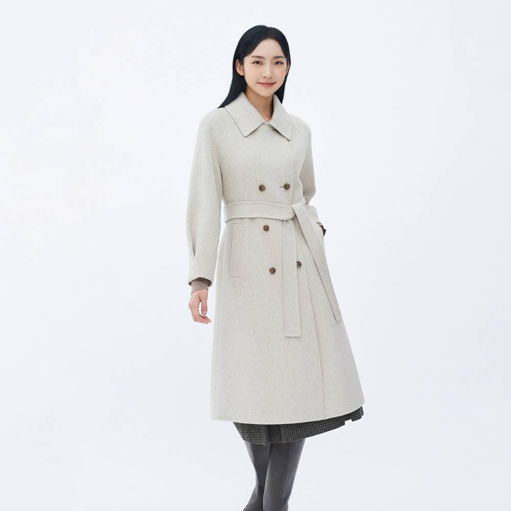 [베스띠벨리] [24신상] 핸드 메이드 더블 발마칸 롱코트 (BJHRX7645)