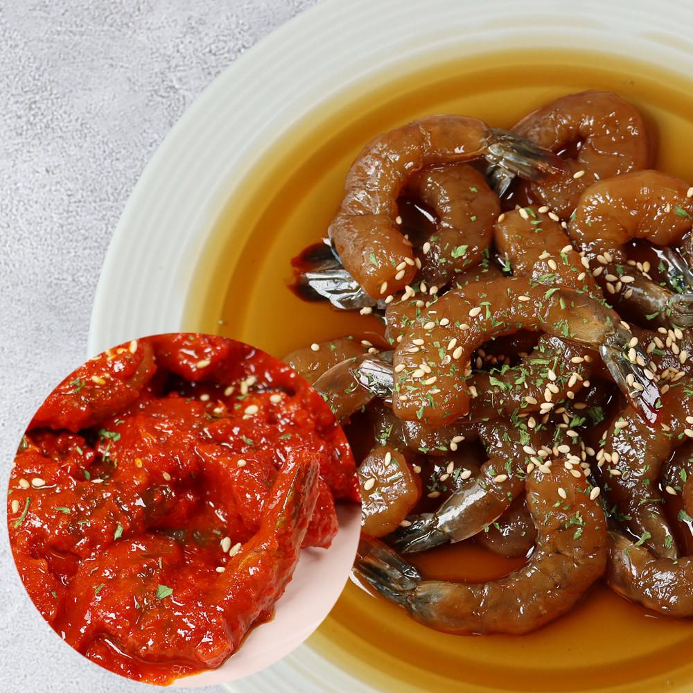 미미새우장 깐새우장 순살 간장 양념 [250g, 10미] [원산지:상세페이지 참조]