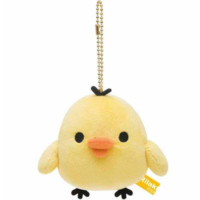 리락쿠마 인형타입 부라사게 열쇠고리(키이로이토리)