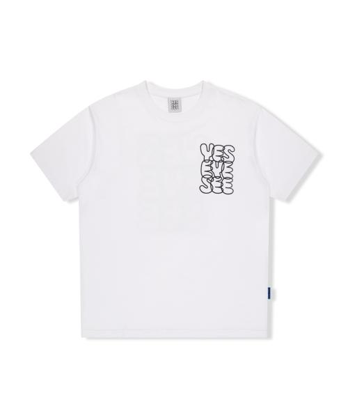 예스아이씨(YESEYESEE)  C-Logo Tee White - 사이즈 & 후기 | 무신사