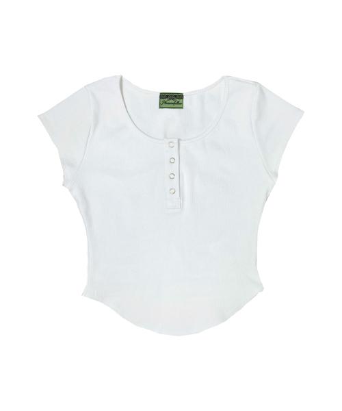 Jenny snap Top (White)