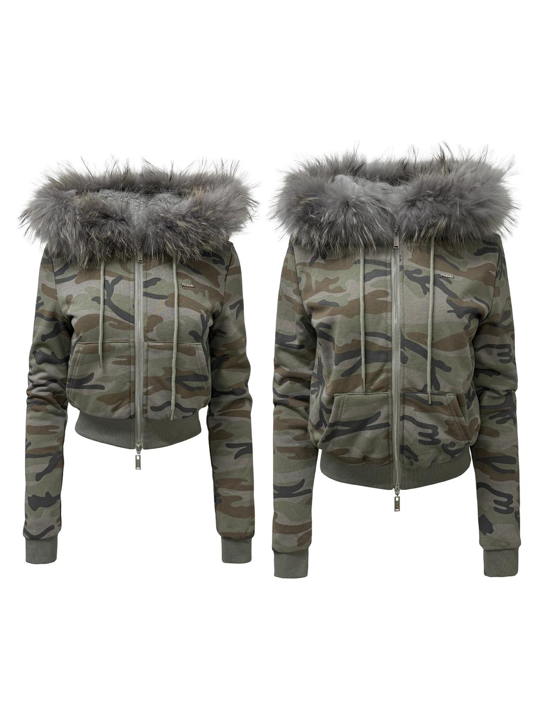 Camo Wolf Joe Hoodie - Light