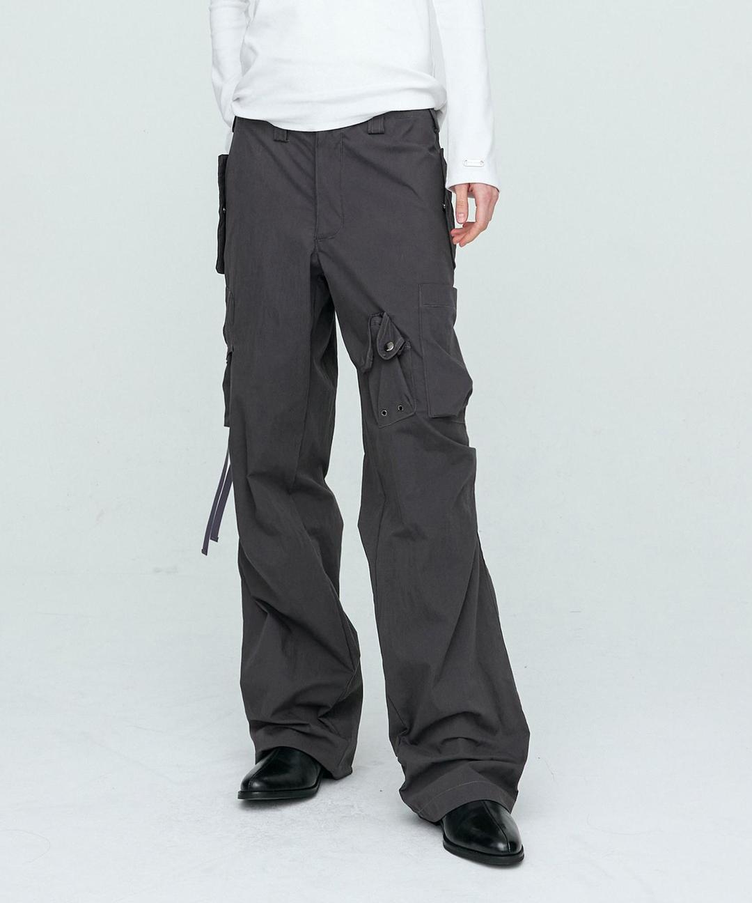 [12/05 발송] STRAP CARGO PANTS [UNISEX/CHARCOAL]