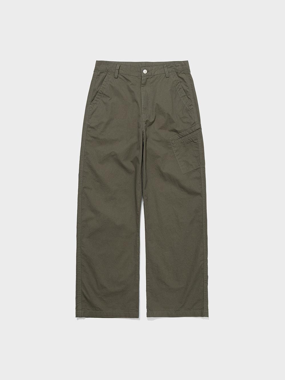 [3/24 예약배송] Washed Cotton Pocket Pants_Olive Khaki